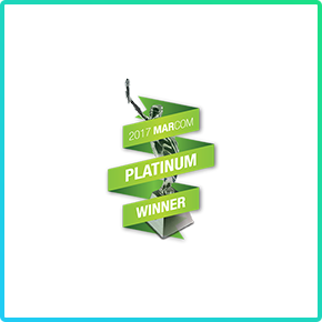 2017 MARCOM Platinum Winner Logo