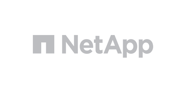 NetApp logo in grey